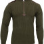 Винтажный оливковый свитер Rothco Quarter Zip Acrylic Commando Sweater Olive Drab 3370 - Винтажный оливковый свитер Rothco Quarter Zip Acrylic Commando Sweater Olive Drab 3370