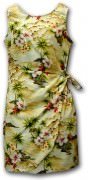 Pacific Legend Hawaiian Sarong Dress - 313-3238 Maize