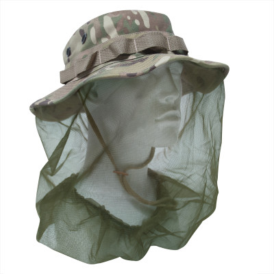 Панама с сеткой от комаров мультикам Rothco Boonie Hat With Mosquito Netting MultiCam 58923, фото