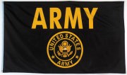 Rothco Black and Gold Army Flag (90 x 150 см) 1498
