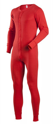 Комбинезон термостойкий хлопковый красный Rothco Union Suit Red 6453, фото