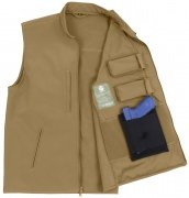 Rothco Concealed Carry Soft Shell Vest Coyote 86600