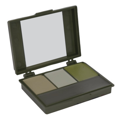 Грим для лица оперативный камуфляж 4 цвета с зеркалом Rothco 4 Color OCP Face Paint Compact 84060, фото