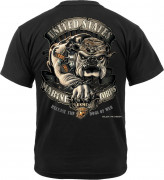 Black Ink U.S.M.C. Bulldog T-Shirt 80330