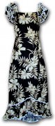 Pacific Legend Long Muumuu Dress - 334-3557 Black