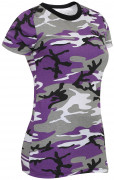 Rothco Womens Long Length T-Shirt Ultra Violet Camo 5754