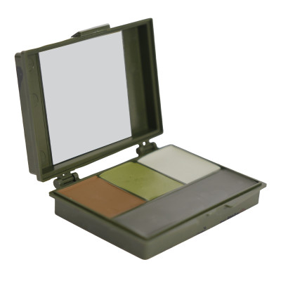 Грим для лица оперативный камуфляж 4 цвета с зеркалом Rothco G.I. All Purpose Face Paint Compact 83060, фото