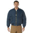 Куртка пилота темно-синяя из усиленного матового нейлона Rothco Enhanced Nylon MA-1 Flight Jacket Navy Blue 72895 - Куртка пилота темно-синяя из усиленного матового нейлона Rothco Enhanced Nylon MA-1 Flight Jacket Navy Blue 72895