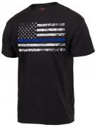 Rothco Thin Blue Line T-Shirt Black 61550