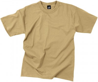 Футболка Rothco T-Shirt Poly/Cotton Khaki 6763, фото