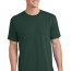 Темно-зеленая мужская американская хлопковая футболка Port & Company Core Cotton Tee PC54 Dark Green - Темно-зеленая мужская американская хлопковая футболка Port & Company Core Cotton Tee PC54 Dark Green