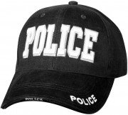 Rothco Deluxe Police Low Profile Cap Black 9383