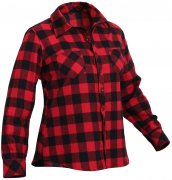 Rothco Womens Plaid Flannel Shirt Red 55739