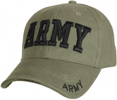 Бейсболка с надписью «ARMY» Rothco Deluxe Army Embroidered Low Profile Insignia Cap 9485, фото