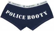 Rothco Women's Booty Shorts Blue w/ "Police Booty" - 3877