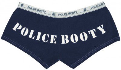 Женские трусики Rothco Women's Booty Shorts Blue w/ "Police Booty" - 3877, фото