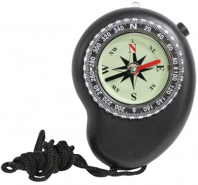 Компас туристический c фонариком Rothco LED Compass with Lanyard 4748 , фото