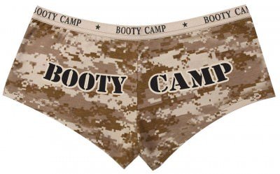 Женские трусики Rothco Women's Booty Shorts Desert Digital Camo w/ "Booty Camp" - 3973, фото