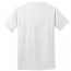 Белая мужская американская хлопковая футболка Port & Company Core Cotton Tee PC54 White - Белая мужская американская хлопковая футболка Port & Company Core Cotton Tee PC54 White