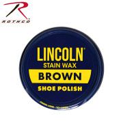 Lincoln U.S.M.C. Stain Wax Shoe Polish Brown 30110