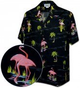 Men's Hawaiian Shirts Allover Prints - 410-3826 Black