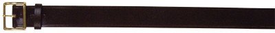 Ремень гарнизонный черный Rothco Bonded Leather Garrison Belt 1 3/4" - Black / Gold Buckle 4262, фото