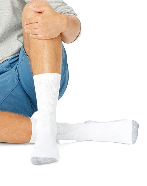 Hanes white hot sale
