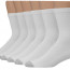 Американские белые высокие носки Hanes FreshIQ Max Cushion Crew Socks White 6 pcs - Американские белые носки Hanes Mens FreshIQ Cushion Crew Socks White (6 пар)