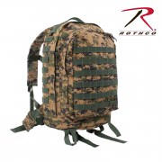 Rothco MOLLE 3-Day Assault Pack Woodland Digital Camo 41129