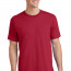 Красная мужская американская хлопковая футболка Port & Company Core Cotton Tee PC54 Red - Красная мужская американская хлопковая футболка Port & Company Core Cotton Tee PC54 Red