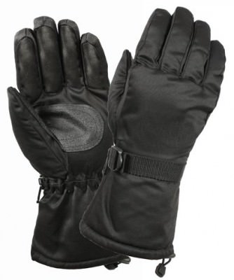 Зимние перчатки «Эквакс» c утеплителем «Термоблок» Rothco Extra-Long Insulated Gloves Black 4756, фото