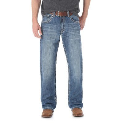 Wrangler® Rock 47® Relaxed Boot Cut Jean # Back Stage, фото