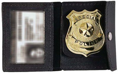 Держатель для полицейского жетона и удостоверения Rothco Leather ID Badge Holder - 1129, фото