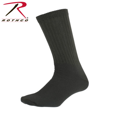 Американские спортивные оливковые носки Athletic Crew Socks Olive Drab 6479, фото