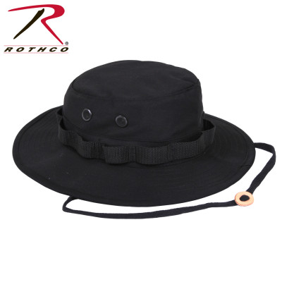 Американская черная панама Rothco Boonie Hat Black 5803, фото