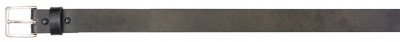 Ремень брючный черный Rothco Bonded Leather Garrison Belt 1 1/4" - Black / Nickle Buckle 4263, фото