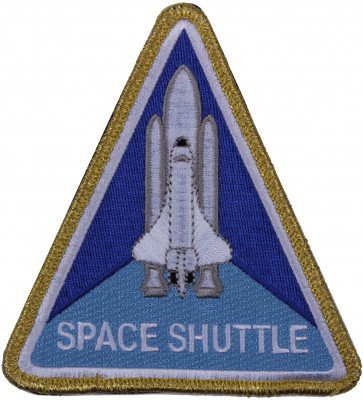 Нашивка с изображением космического шаттла НАСА Rothco Morale Velcro Color Patch NASA Space Shuttle 1886, фото