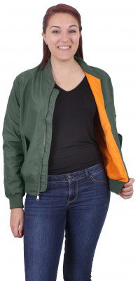 Женская летная куртка ветровка Rothco Womens Lightweight MA-1 Flight Jacket Sage Green 2420 , фото