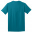 Бирюзово-голубая мужская американская хлопковая футболка Port & Company Core Cotton Tee PC54 Teal - Бирюзово-голубая мужская американская хлопковая футболка Port & Company Core Cotton Tee PC54 Teal