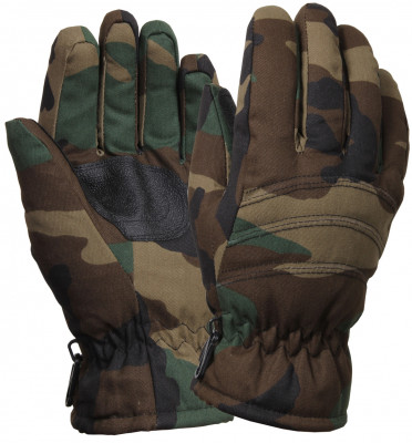 Перчатки зимние Rothco ThermoBlock™ Insulated Winter Gloves Woodland Camo 4944, фото