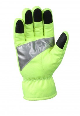 Перчатки полицейские зимние Rothco ThermoBlock™ Insulated Gloves Safety Green w/ Reflective Tape - 5487, фото