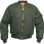 Куртка лётная зеленая из усиленного нейлона Rothco Enhanced Nylon MA-1 Flight Jacket Sage Green 2860 - Куртка лётная зеленая из усиленного нейлона Rothco Enhanced Nylon MA-1 Flight Jacket Sage Green 2860