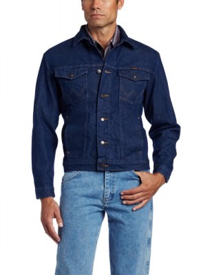 Джинсовая ковбойская мужская куртка Wrangler® Western Unlined Jacket Denim 74145PW, фото