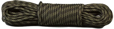 Военный трос лесной камуфляж Rothco Military Utility Rope Woodland Camo 100' / 30.5 м, фото