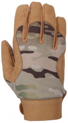 Перчатки механика мультикамовые Rothco Military Mechanics Gloves MultiCam 4434, фото