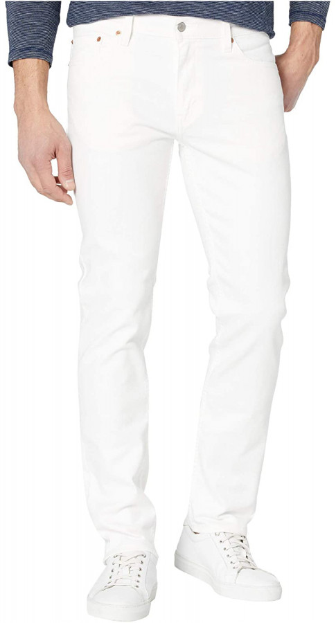Levis 511 Slim Fit Stretch Jeans White