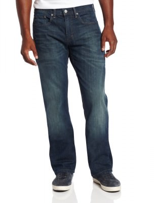 Мужские джинсы с потертостями Levis 559 Relaxed Straight Jean Cash 005590340, фото