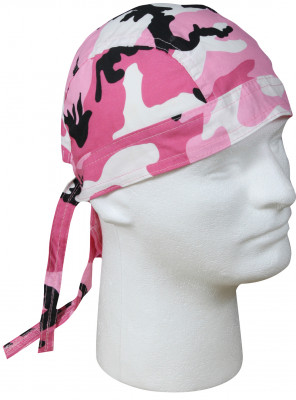 Бандана с завязками Rothco Camo Headwrap Pink Camo 5195, фото