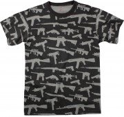 Rothco Vintage 'Guns' T-Shirt Black 66350