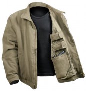 Rothco 3 Season Concealed Carry Jacket Khaki 5385